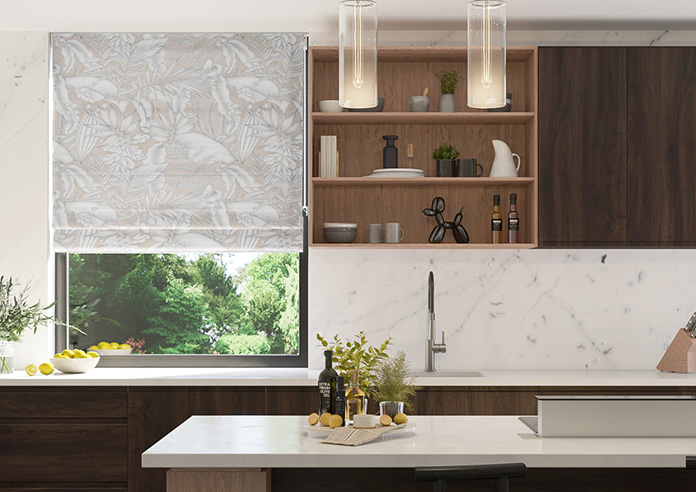 Caicos, Hessian - Roman Blind - Image 3